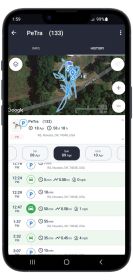 Dog Cat Security Monitoring Portable Mini GSM GPS Realtime Pet Tracker Size:S