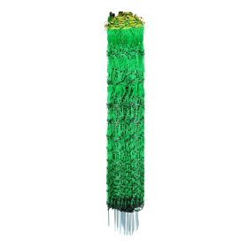 VEVOR Electric Fence Netting, 35" H x 164' L, PE Net Fencing with Posts & Double-Spiked Stakes, Utility Portable Mesh for Goats, Sheep, Lambs, De