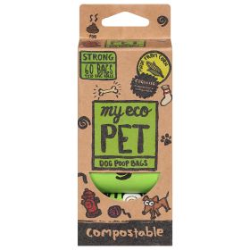 Myecopet - Dog Poop Bags 4 Rolls - Case Of 4-1 Count