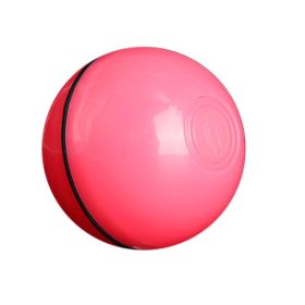 LED Laser Electronic Rolling Pet Funny Cat Toy Ball (Option: USB Pink)