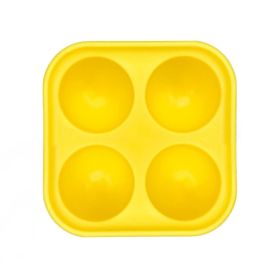 Dog Silicone Slow Tableware Molar Food Leakage Toy Pet Pets Supplies (Option: Tray Yellow)