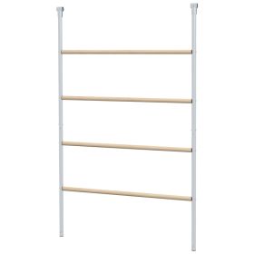 Chicken Roost for Coop, Jungle Gym Roosting Bar, 55" x 33.75" (Option: Natural Wood-850x130x95 mm)